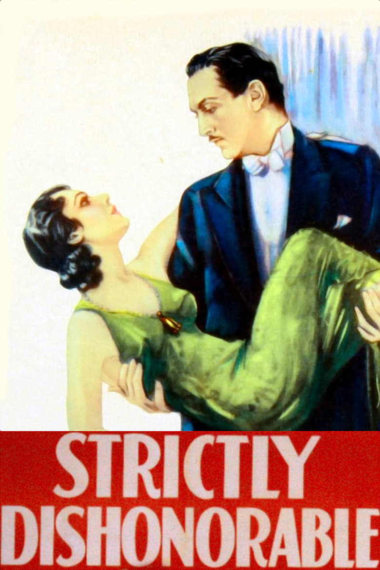 Poster of Strictly Dishonorable