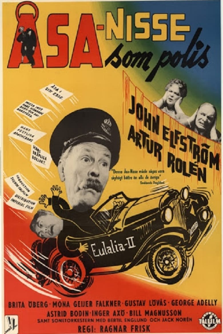 Poster of Åsa-Nisse som polis